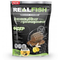 Прикормка Real Fish Фидер Бисквит-ваниль 1 кг