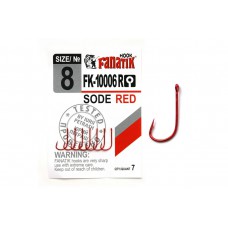Крючок Fanatik Sode FK-10006 Red №8 (7шт.)