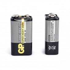 Батарейка крона GP Supercell 1604S-S1, 6F22, 9V черная