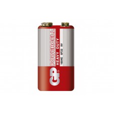 Батарейка крона GP Powercell 1604E-S1, 6F22, 9V красная