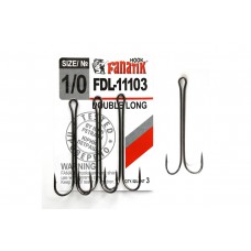 Крючок двойник Fanatik FDL-11103 №1/0 (3 шт.)