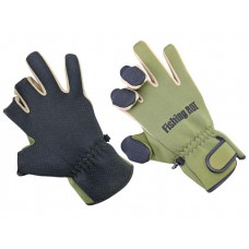 Перчатки неопреновые Fishing ROI olive Neoprene gloves L